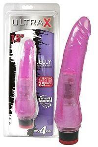 Wibrator Ultra X Vibrator Jelly Pink 7.5